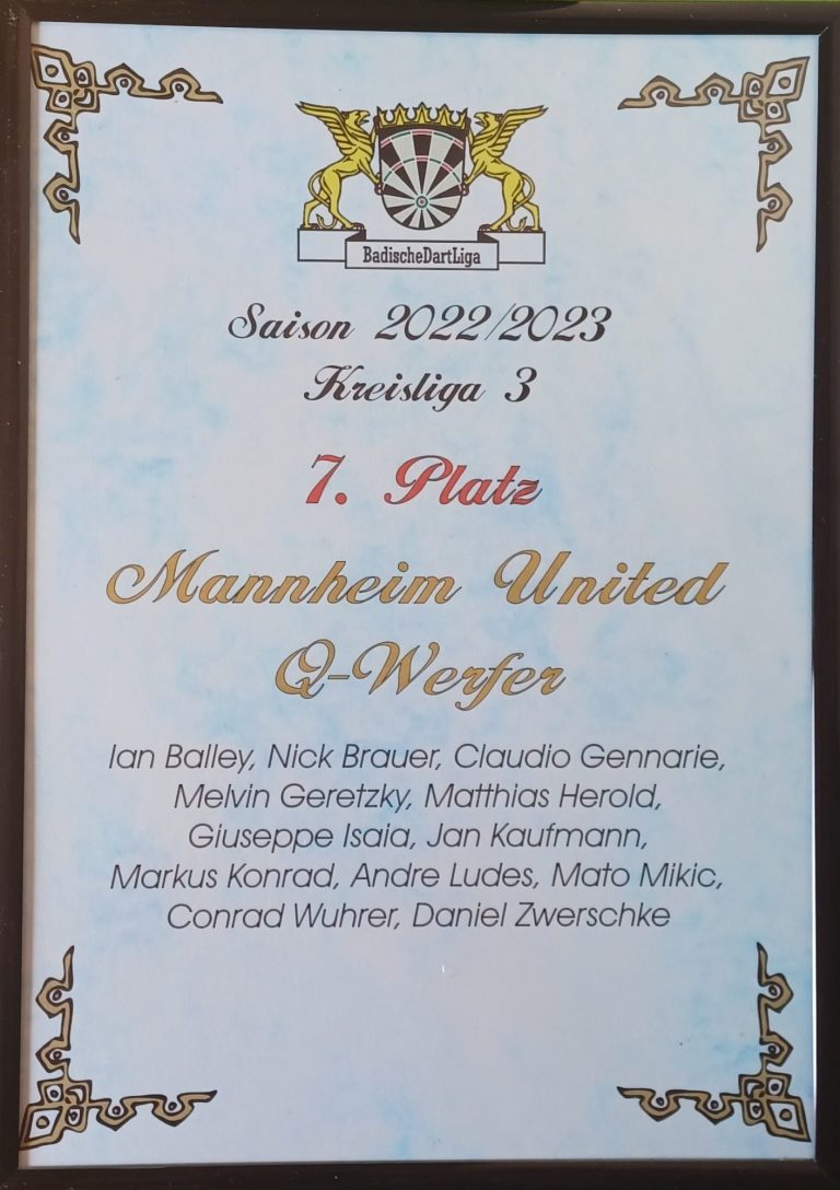 Mannheim United Q-Werfer